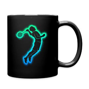 Badminton Badminton Joueurs Hommes Badminton Garçons - Mug uni - noir - Droite