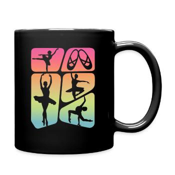 Ballerine Ballet Danseuse Dancing Ballet Femmes - Mug uni - noir - Droite