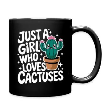 Cactus Cacti Desert Plant - Full Colour Mug - black - Right