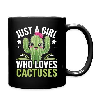 Cactus Cacti Desert Plant - Full Colour Mug - black - Right