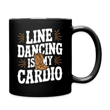 Danse en ligne Danseurs - Mug uni - noir - Droite