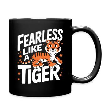 Tigre Animal Zoo Animal sauvage - Mug uni - noir - Droite