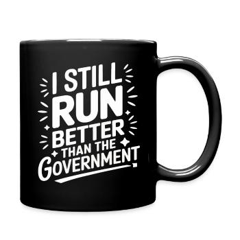 Amputation Behinderung - Tasse einfarbig - Schwarz - Rechts