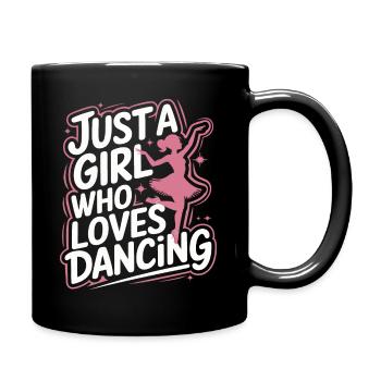 Tanzen Tänzer Tanzen - Tasse einfarbig - Schwarz - Rechts