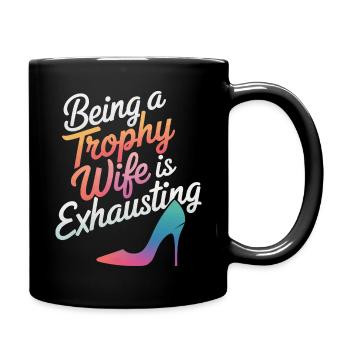 Femme Épouse Partenaire Famille Marié - Mug uni - noir - Droite