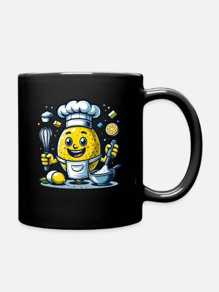 Heureuse aventure culinaire au citron - Mug uni - noir