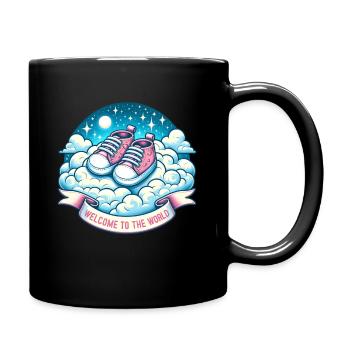 Bienvenue dans le monde Chaussures Bébé Heaven - Mug uni - noir - Droite