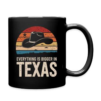 Texas State Texans Texas - Full Colour Mug - black - Right