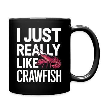 Homards, crabes, crevettes, fruits de mer - Mug uni - noir - Droite