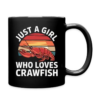 Homards, crabes, crevettes, fruits de mer - Mug uni - noir - Droite