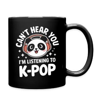 Musique K-Pop Pop Coréenne - Mug uni - noir - Droite