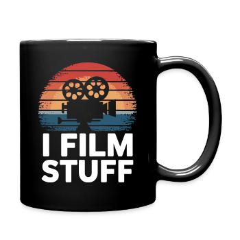 Filmemacher Filmregisseur Kameramann Film - Tasse einfarbig - Schwarz - Rechts