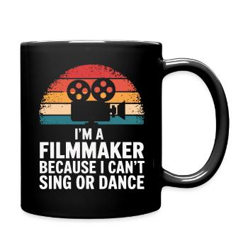 Filmemacher Filmregisseur Kameramann Film - Tasse einfarbig - Schwarz - Rechts