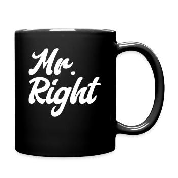 M. Partenaire Droit Mari Ami - Mug uni - noir - Droite