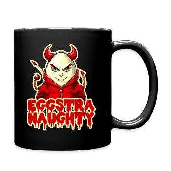 Eggstra Naughty - Tasse einfarbig - Schwarz - Rechts