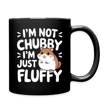 Hamster - Tasse einfarbig - Schwarz - Rechts