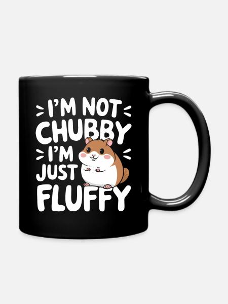 Hamster - Tasse einfarbig - Schwarz
