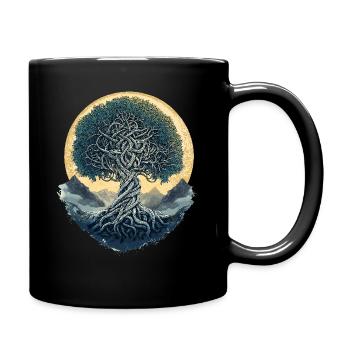 Yggdrasil Odin Wotan Odin Viking Vikings Wikinger - Mug uni - noir - Droite
