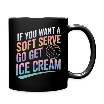 Joueurs de volley-ball Joueurs de beach-volley - Mug uni - noir - Droite