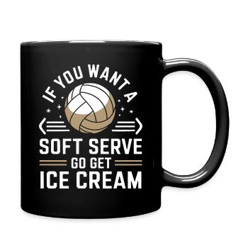 Joueurs de volley-ball Joueurs de beach-volley - Mug uni - noir - Droite