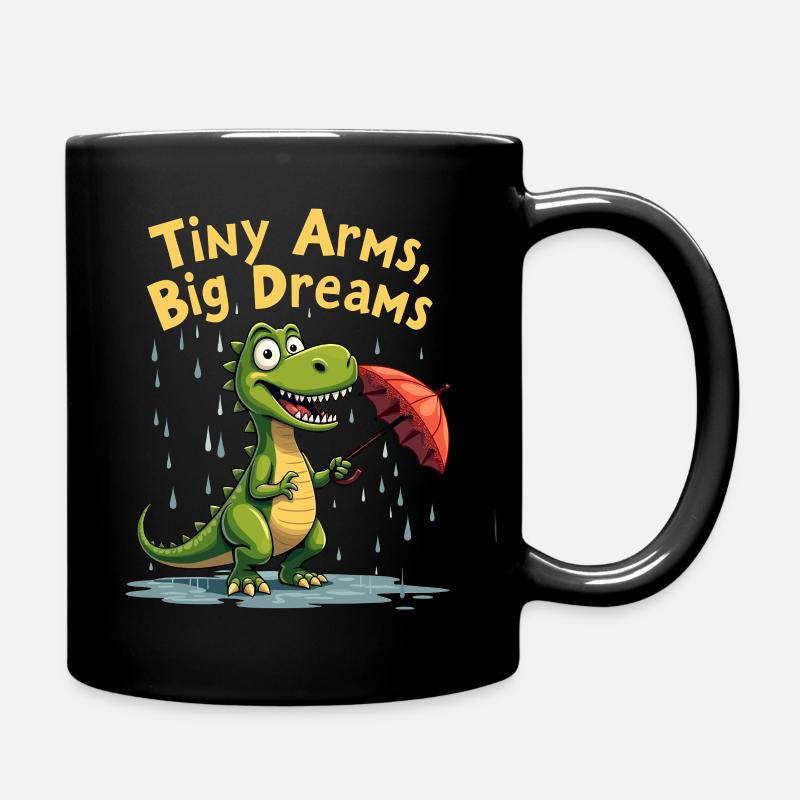Petits bras, grands rêves - Mug uni - noir