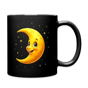 Moon Costume Pajamas Stars Carnival Carnival - Full Colour Mug - black - Right