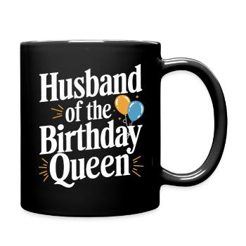 Ehemann Ehegatte Familie Hochzeit - Tasse einfarbig - Schwarz - Rechts