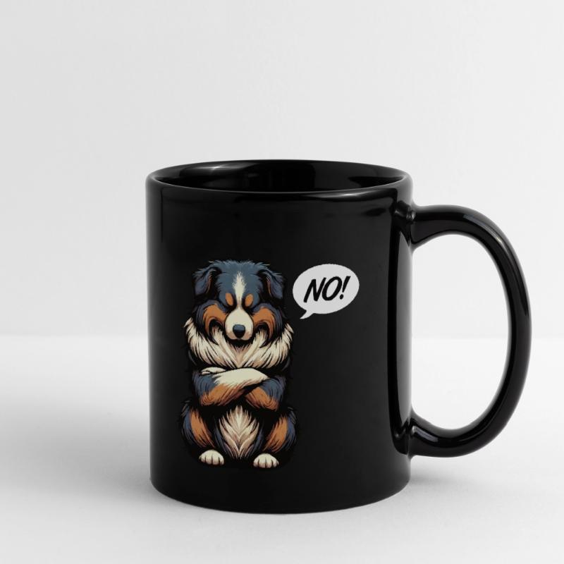 Pas de berger australien Aussie Propriétaire d’un Aussie Mug uni