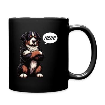 Nein Berner Sennenhund Sennenhunde Sennen Besitzer - Tasse einfarbig - Schwarz - Rechts