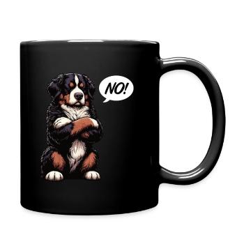 No Berner Sennenhund Sennenhunde Sennen Besitzer - Tasse einfarbig - Schwarz - Rechts