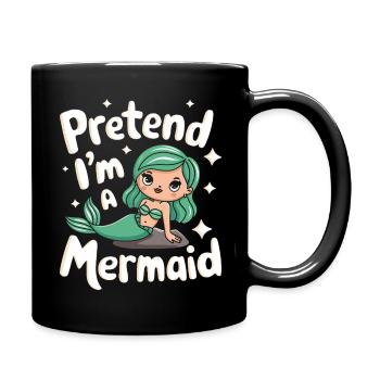 Mermaid Fable Mermaids Fairy Tale - Full Colour Mug - black - Right