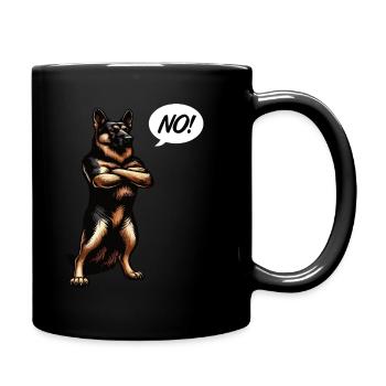 No German Shepherd Shepherd Dogs German Shepherd - Full Colour Mug - black - Right