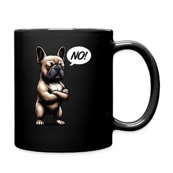 Pas de Bouledogue Français Frenchie Propriétaire de Frenchie - Mug uni - noir - Droite