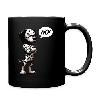 No Dalmatians Dalmatian owners Dalmatian owners - Full Colour Mug - black - Right