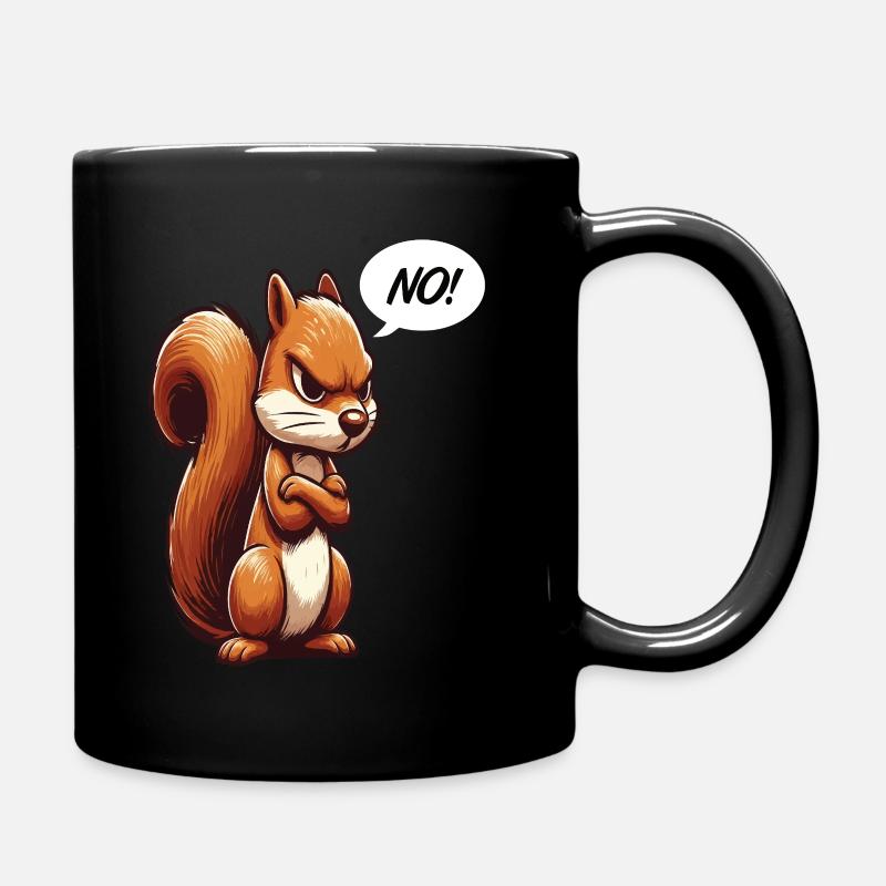 Pas d’écureuil Écureuil Amoureux de l’écureuil - Mug uni - noir