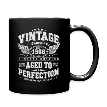 Vintage, 1966, Vintage Retro, Cadeau d’anniversaire - Mug uni - noir - Droite