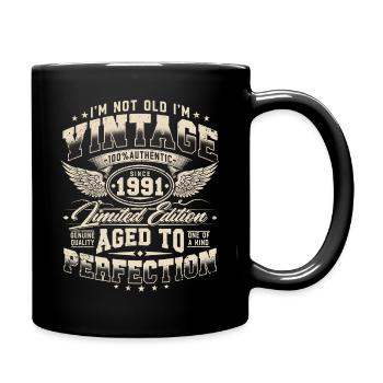 1991 Vintage Vintage Rétro Cadeau d’anniversaire - Mug uni - noir - Droite