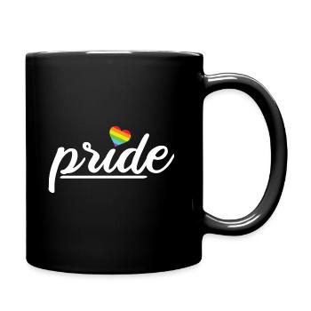 Gay Queer Gay gay Gay Queer Love Pride - Full Colour Mug - black - Right