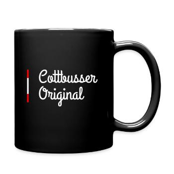 Cottbus - Tasse einfarbig - Schwarz - Rechts