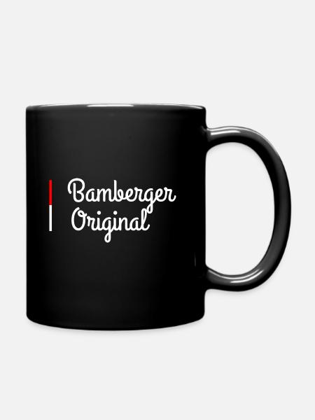 Bamberg - Tasse einfarbig - Schwarz