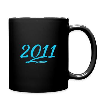 2011 - Tasse einfarbig - Schwarz - Rechts