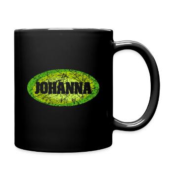 Rétro Johanna - Mug uni - noir - Droite