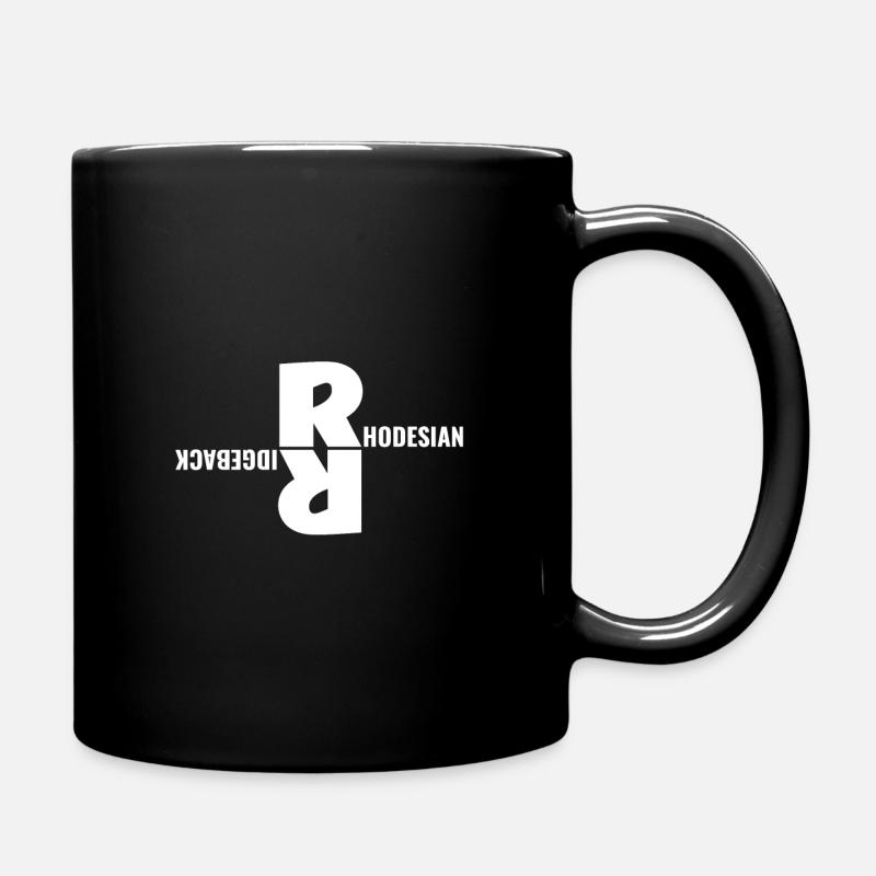 Rhodesian Ridgeback - RR - Tasse einfarbig - Schwarz