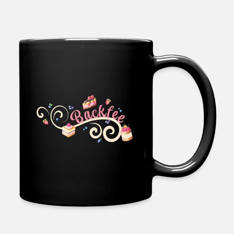 Backfee - Tasse einfarbig - Schwarz