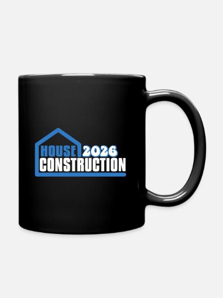 Construction de la maison du propriétaire du bâtiment 2026 - Mug uni - noir