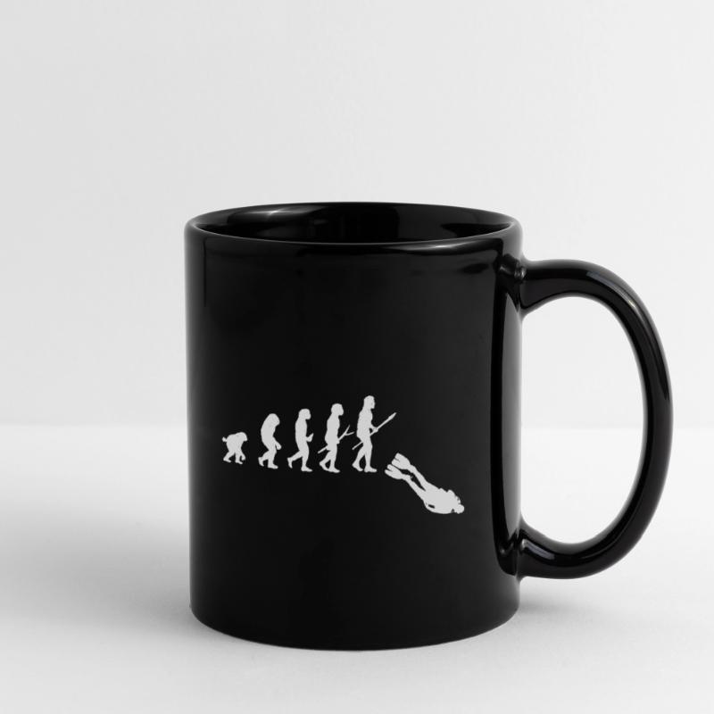 Evolution Scuba Diving Gift Full Colour Mug