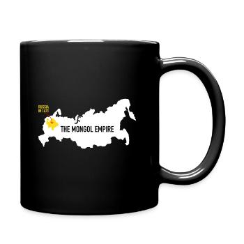 The Mongol Empire vs Russia - Tasse einfarbig - Schwarz - Rechts