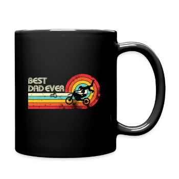 Bester Vater aller Zeiten - Tasse einfarbig - Schwarz - Rechts