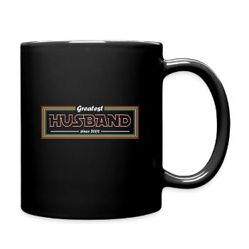 Greatest Husband Since 2002 - Full Colour Mug - black - Right