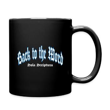 Back to God - Church and Church of God - Full Colour Mug - black - Right